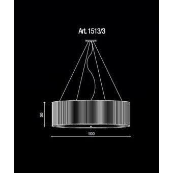 Il Paralume Marina / Chandelier / 1513/3
