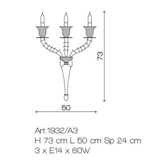 Il Paralume Marina / Wall Sconces / IL-1932/A3