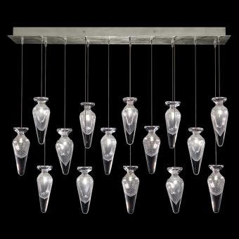Fine Art Handcrafted Lighting / Pendants & Suspension Lights ESSENCE 49" W Rectangular