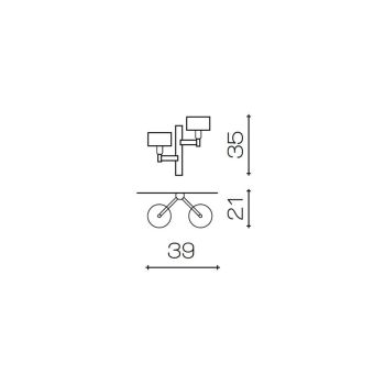 Il Paralume Marina / Wall Sconces / IL-2127/A2/NL