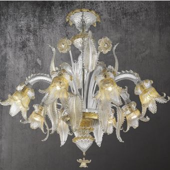 Glass & Glass Murano / Chandeliers / Traditional Venetian chandeliers TVC2210