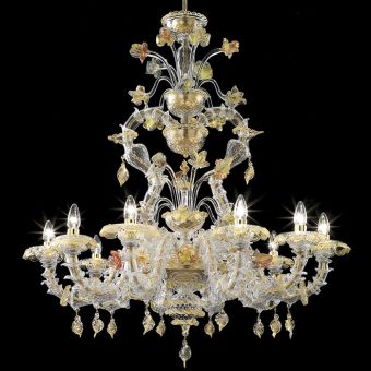 Glass & Glass Murano / Chandeliers / Traditional Venetian chandeliers TVC2778