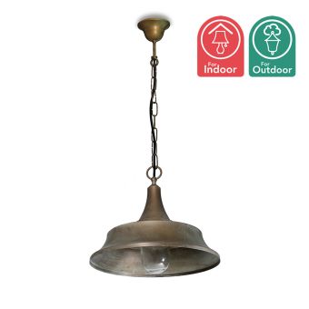 Brass Pendant Lamp for Outdoor & Indoor Atelier 3147 by Moretti Luce