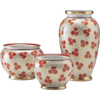 Le Porcellane / Decorative & Flower Vases / Umbrella Stand Rose Rosse 4024