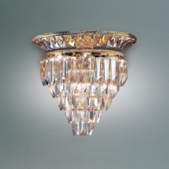 Patrizia Volpato / Wall Sconces / Cristalli Murano Glass 24 Karat Gold PV-6026-APP