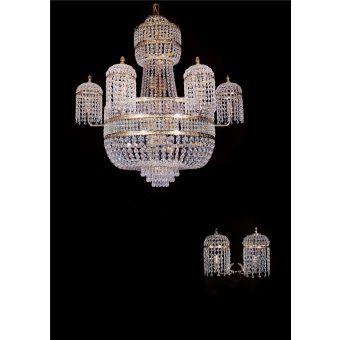Italian Luxury Lighting / Chandeliers / Empire Style 24 Lights 7230 090