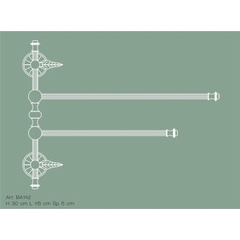Il Paralume Marina / Double Towel racks / IL-BA142