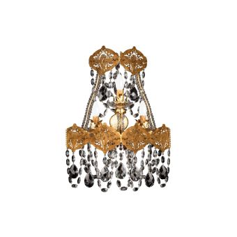 Mechini / Chandeliers / Clear Bohemian Crystal & Clear Pearl Banding A294/3