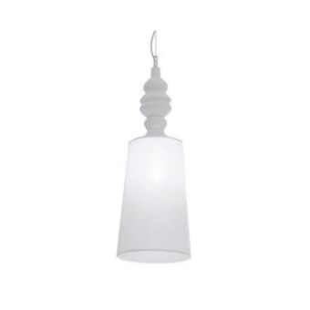 Karman / Pendants & Suspension Lights / Alì e Babà 25cm Ceramic & shade linen SE623BS