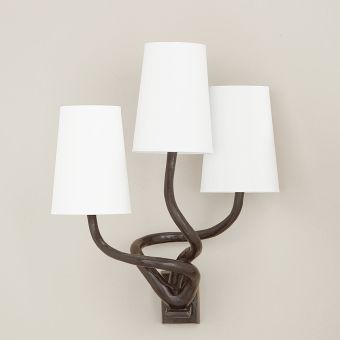 Objet Insolite / Bronze sconces / Applique Triple