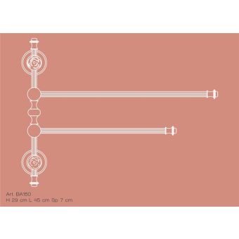 Il Paralume Marina / Towel holders / Bath Design / BA150