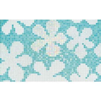 Bisazza / Mosaico - Decorations / Glass Flowers New Blue (Flora)