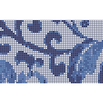 Bisazza / Mosaico - Decorations / Summer Flowers Blue (Flooring)
