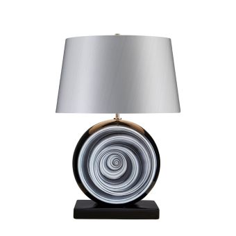 Elstead Lighting / Table Lamps / Black Swirl