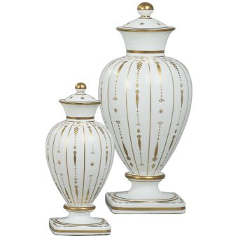 Le Porcellane / Vases with Lids / Fascia Impero 5216