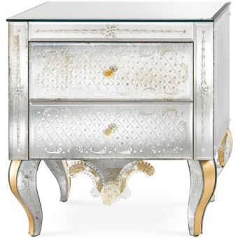 Arte Veneziana / Nightstands & Bedside Tables / Boldo Venetian Style FNS-AVA-004-1079
