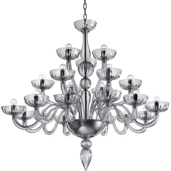 Glass & Glass Murano / Chandeliers / Contemporary Venetian chandeliers C-1930/21