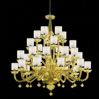 Glass & Glass Murano / Chandeliers / Contemporary Venetian chandeliers C-2303/30P