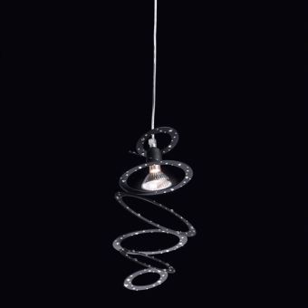 Patrizia Volpato / Pendants & Suspension Lights / Cassiopea Handcrafted Swarovski 24 Karat Gold