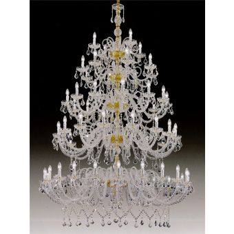 Italian Luxury Lighting / Chandeliers / Elegance Large Crystal 60 Lights D1301 060