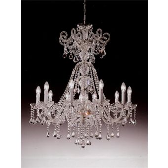 Italian Luxury Lighting / Chandeliers / Elegance Crystal 10 Lights D1305 010