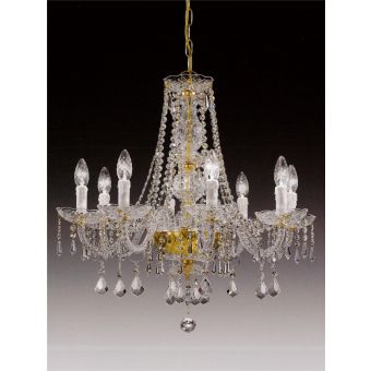 Italian Luxury Lighting / Chandeliers / Elegance Crystal 8 Lights D1307 008