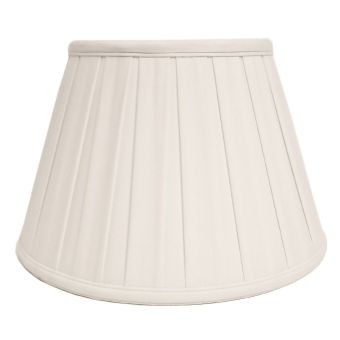 Elstead Lighting / / 12"" Cotton Box Pleat Ivory (30Cm)