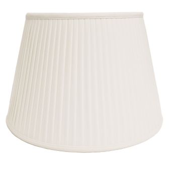 Elstead Lighting / / 18"" Cotton Fine/Pencil Pleat Ivory (46Cm)