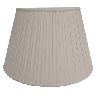 Elstead Lighting / / 20"" Cotton Box Pleat Oyster (51Cm)