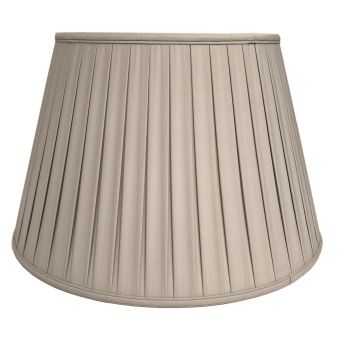 Elstead Lighting / / 22"" Cotton Box Pleat Oyster (56Cm)