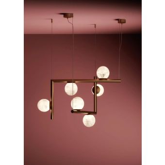 Alabastro Italiano / Pendants & Suspension Lights / Double Ofione