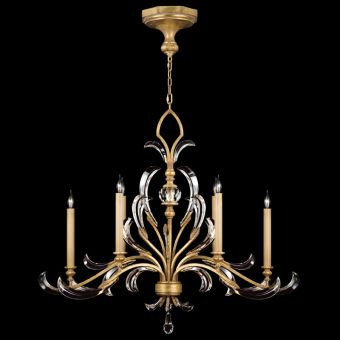 Beveled Arcs 44″ Oblong Chandelier 760540 by Fine Art Handcrafted Lighting