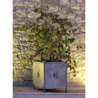 Officina Ciani / Outdoor Flower Boxes / Square From Stainless Steel GF4019VA Monastero