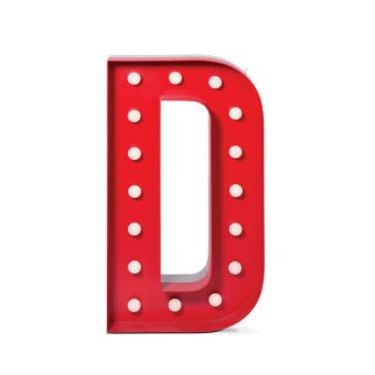 DelightFULL / Floor or Wall Lamps / Light Letter D | Graphic Letters "D"