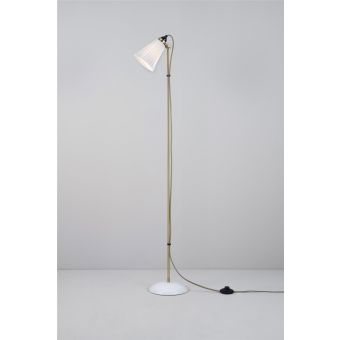 Original Btc / Floor lights /  Hector Pleat Medium Floor Light, Brass