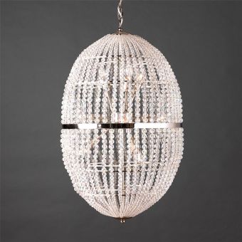 Officina Ciani / Chandeliers / Brass with Spherical Crystals HL1090CH-12 Uovo