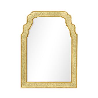 Jonathan Charles / Decorative William and Mary style Wall Mirror / 492092-GEG-GPM