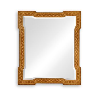 Jonathan Charles / Napoleon III Style Wall Mirror Fine Inlay / 494915-SAM