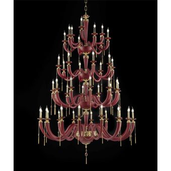 Euroluce Lampadari / Chandeliers / Julienne Red&Gold L45