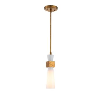 Elstead Lighting / Pendant Lights / Kristy 1 lt Mini Pendant - Distressed Gold