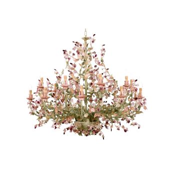 Mechini / Chandeliers / Coloured Bohemian Crystal and Murano Glass L261/24