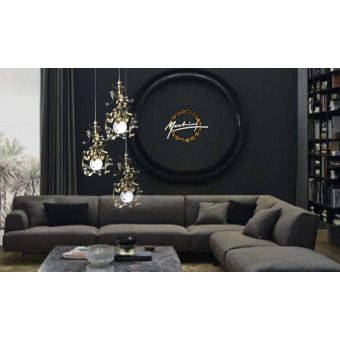 Mechini / Chandeliers / Clear Bohemian Crystal 3 Lights L319/3