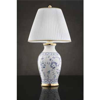 Italian Luxury Lighting / Table Lamps / Ceramic and Brass Components LF2028