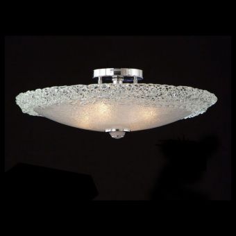 Mariner / Large Semi-Flush Ceiling Light / Venetian Glass GALLERY 19555