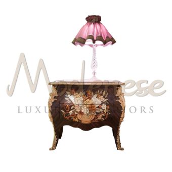 Modenese Luxury Interiors / Night Tables / Baroque 2-Drawers 14203