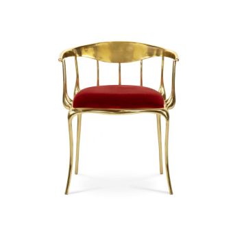 Boca do Lobo / Chairs with Arms / Nº 11 Burgundy