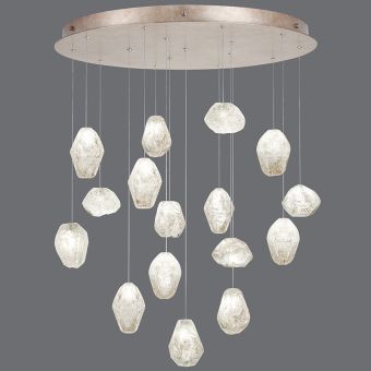 Fine Art Handcrafted Lighting / Pendant Lights / Natural Inspirations 32″ Round 862840-13L 23L 