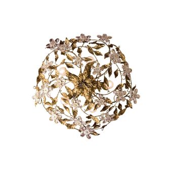 Mechini / Ceiling Lights / Wrought Iron with Clear Bohemian Crystal P300/5