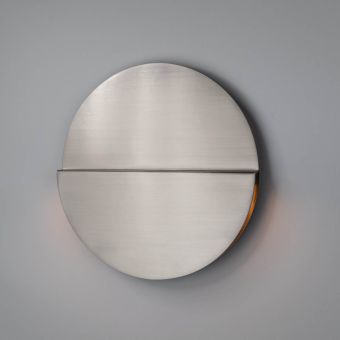 Plateau Round Exterior LED Wall Sconce by Boyd Lighting