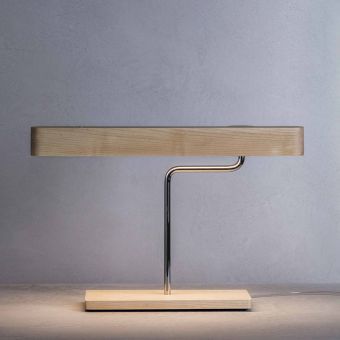 Prandina / Teca Supernatural T1 wood / Table LED Lamp